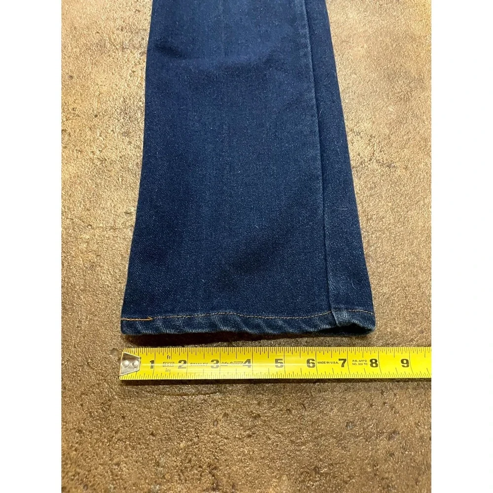 Vintage‎ Levi's Skosh More Room Jeans Mens 32 Blue Denim Dark Wash Straight Leg